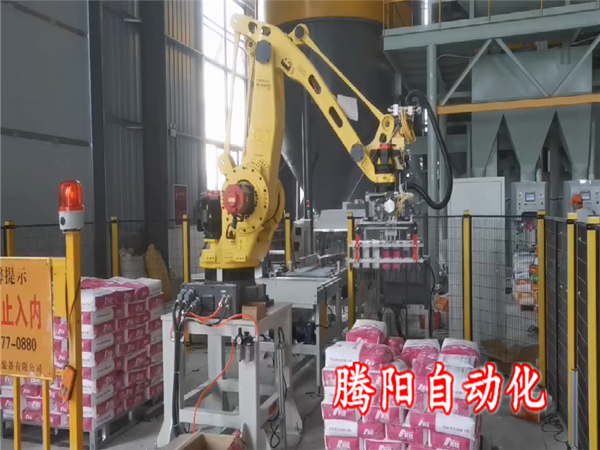 砂漿碼垛機器人在污染重的環境下代替人工