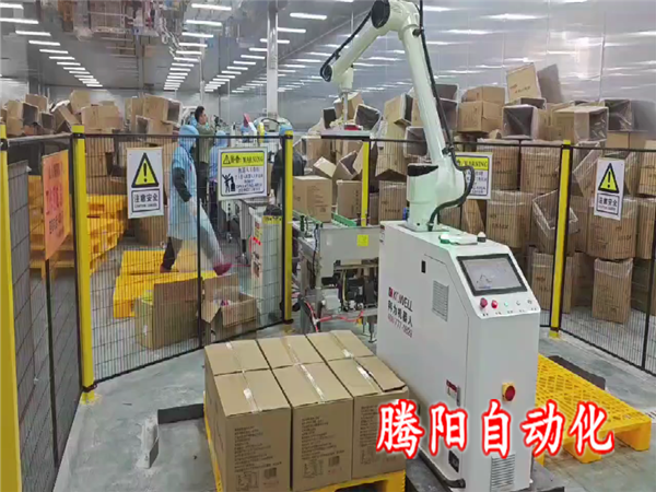 箱裝食品協作碼垛機器人改變傳統碼垛